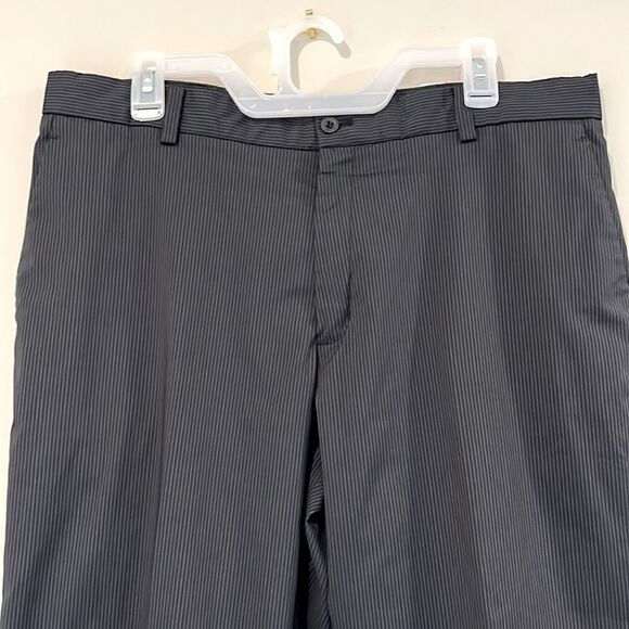 Nike Golf Dri Fit Pants Gray Striped Men's Size 36 x 32 - Picture 2 of 8